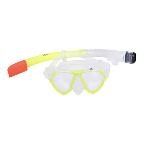 TA Sports Mask & Snorkel Set Silicon Material Yellow/Red