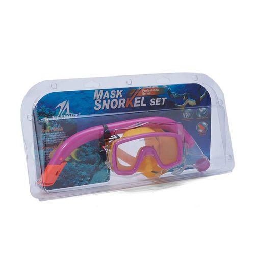TA Sports Swimming Mask & Snorkel D101+Dx503 Purple Frame
