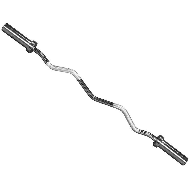 TA Sport Curl Bar - 47 inches With Spring Collar Clips
