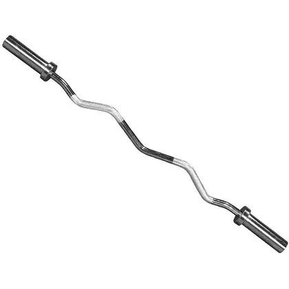 TA Sport Curl Bar - 47 inches With Spring Collar Clips