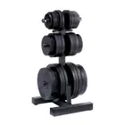 Body Solid Power Lift Olympic Plate Rack and Bar Holder | WT46