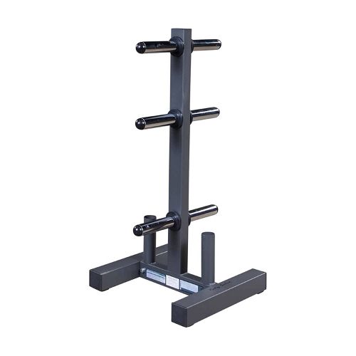 Body Solid Power Lift Olympic Plate Rack and Bar Holder | WT46