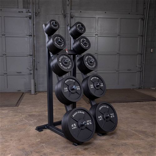 Body Solid GWT76 High Capacity Plate Storage Rack