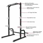 Marcy SB-670 Squat Rack With Multi Grip Pull Up Bar