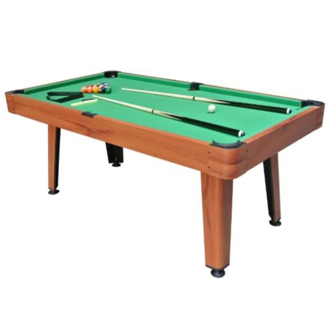 تي اي سبورت طاولة بلياردو مقاس 72 بوصة HBT161B07S1 باللون الأخضر - 72 طولًا × 39 عرضًا × 31 ارتفاعًا