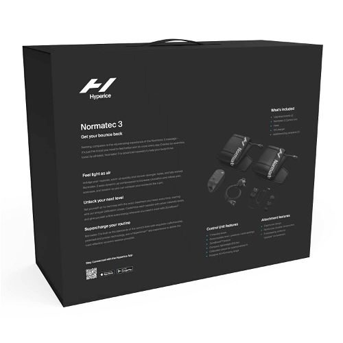 هايبريس Normatec 3 Legs - نظام التعافي مع تقنية التدليك بالضغط الديناميكي الحاصلة على براءة اختراع