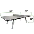 Kettler Eden Outdoor Stationary Table Tennis Table
