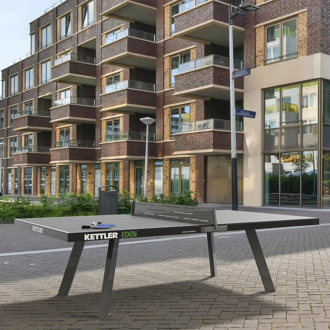Kettler Eden Outdoor Table Tennis in Public Space
