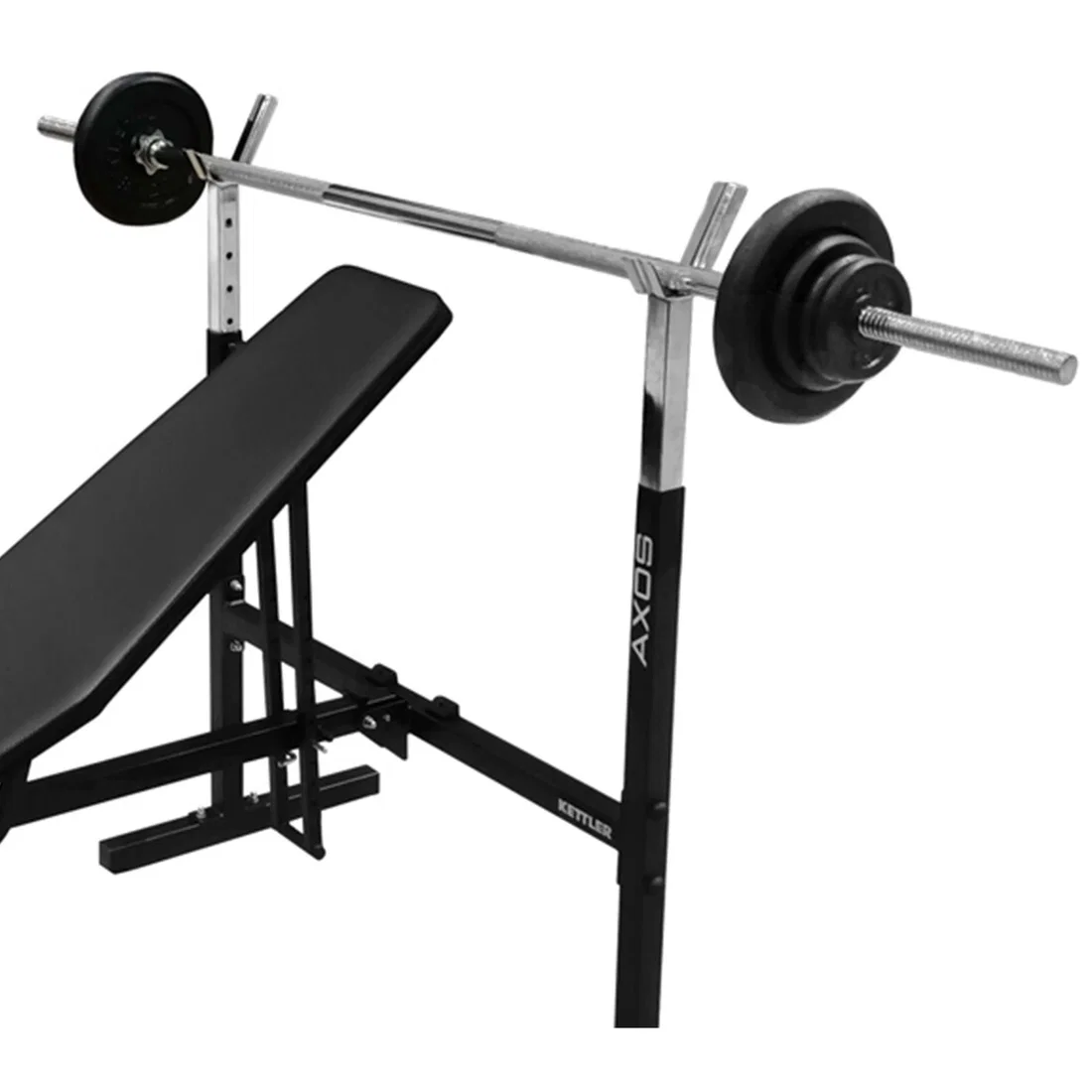 Kettler Weight Lifting Bench barbell rack