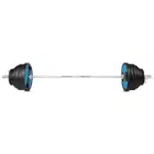 1441 Fitness  7 Ft Olympic Bar with Dual Grip Olympic Plates Set | 160 kg