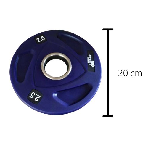 Beast Fitness PU Colour Olympic Weight Plate-2.5Kg-Single