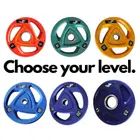 Beast Fitness PU Colour Olympic Weight Plate - 2.5 Kg - Single