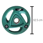Beast Fitness PU Colour Olympic Weight Plate - 10 Kg - Single