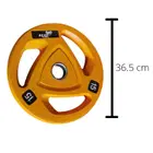 وحش اللياقة البدنية لوحة الوزن الأولمبية ذات اللون PU - 15 Kg - Single