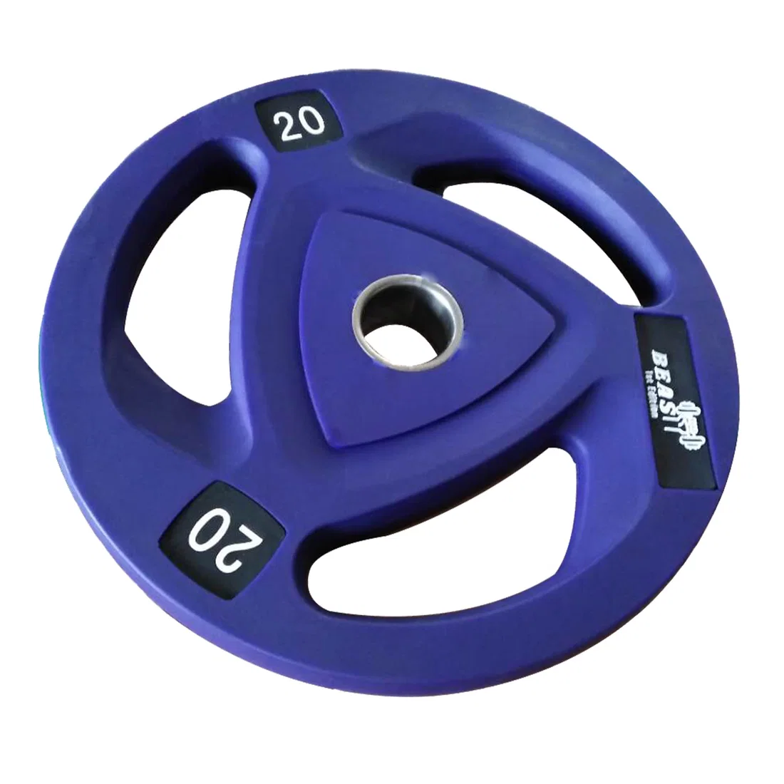 Beast Fitness PU Colour Olympic Weight Plate - 20 Kg - Single
