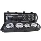 Beast Fitness 50Kg Cast Iron Non - Slip Grip Barbell and Dumbbell Adjustable Weight Lifting Set