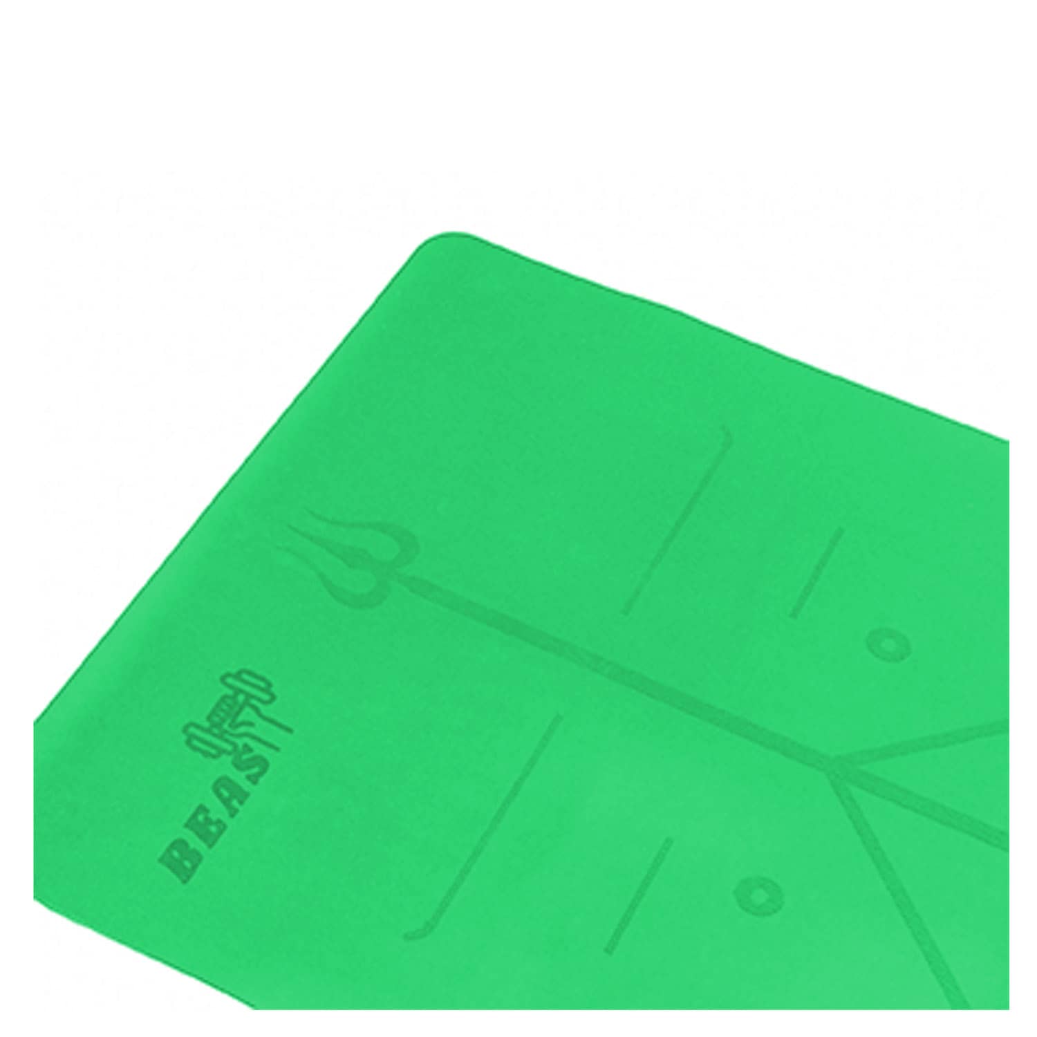 Beast Fitness Fitness Non-slip Yoga Mat 5mm thick - Green