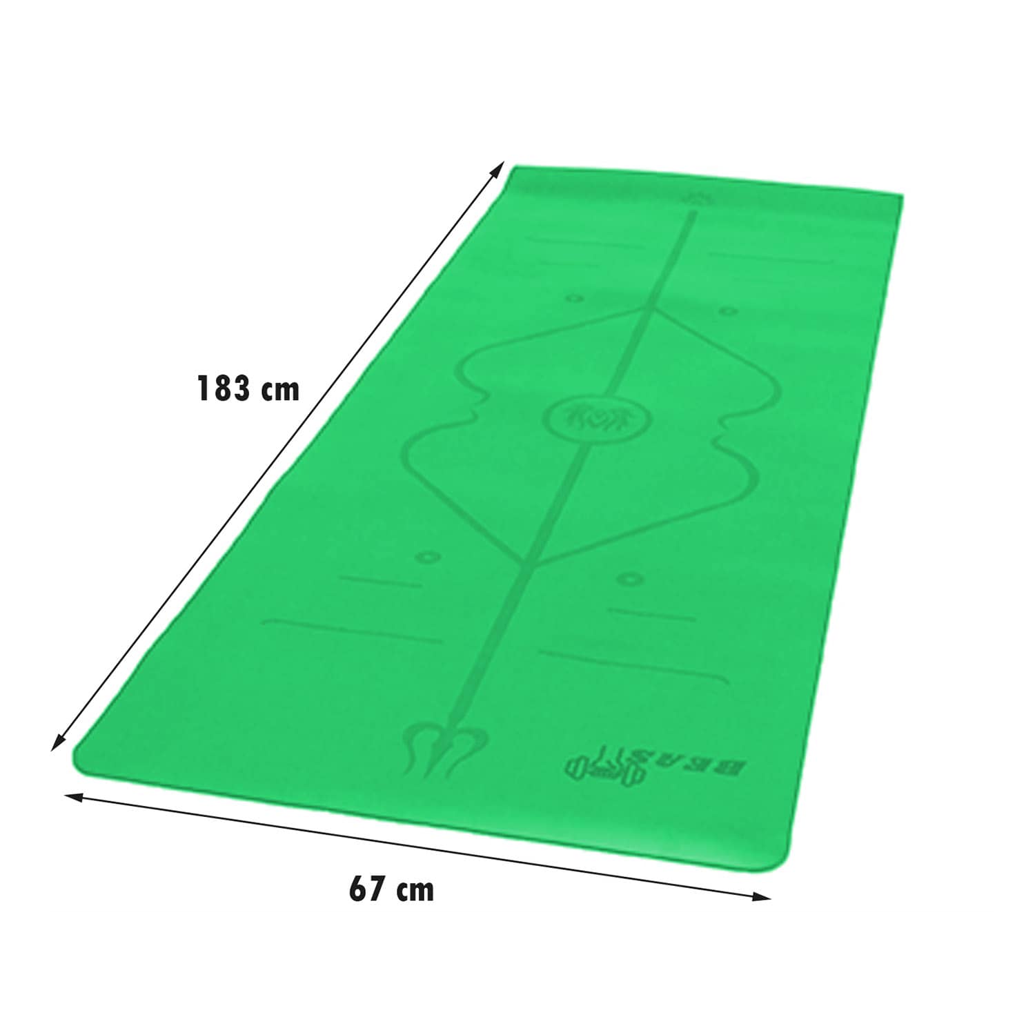 Beast Fitness Fitness Non-slip Yoga Mat 5mm thick - Green