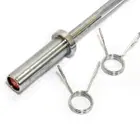 Beast Fitness Straight Barbell 20kg With Bearing Spring Collars 2.2m