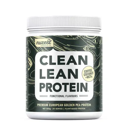 Nuzest Clean Lean Protein Functional Flavours - Coffee Coconut +Mcts - 500g