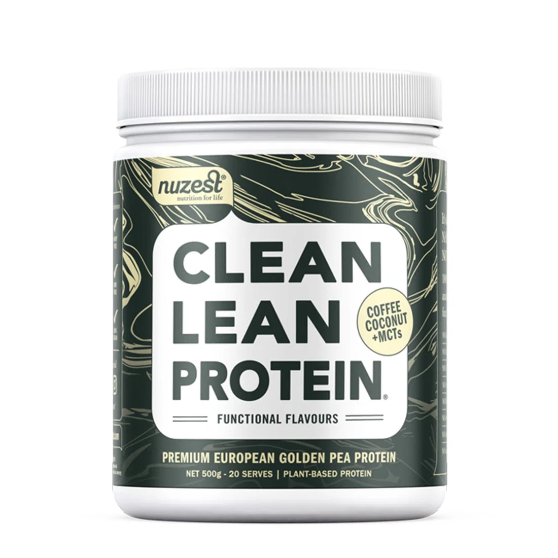 Nuzest Clean Lean Protein Functional Flavours - Coffee Coconut +Mcts - 500g
