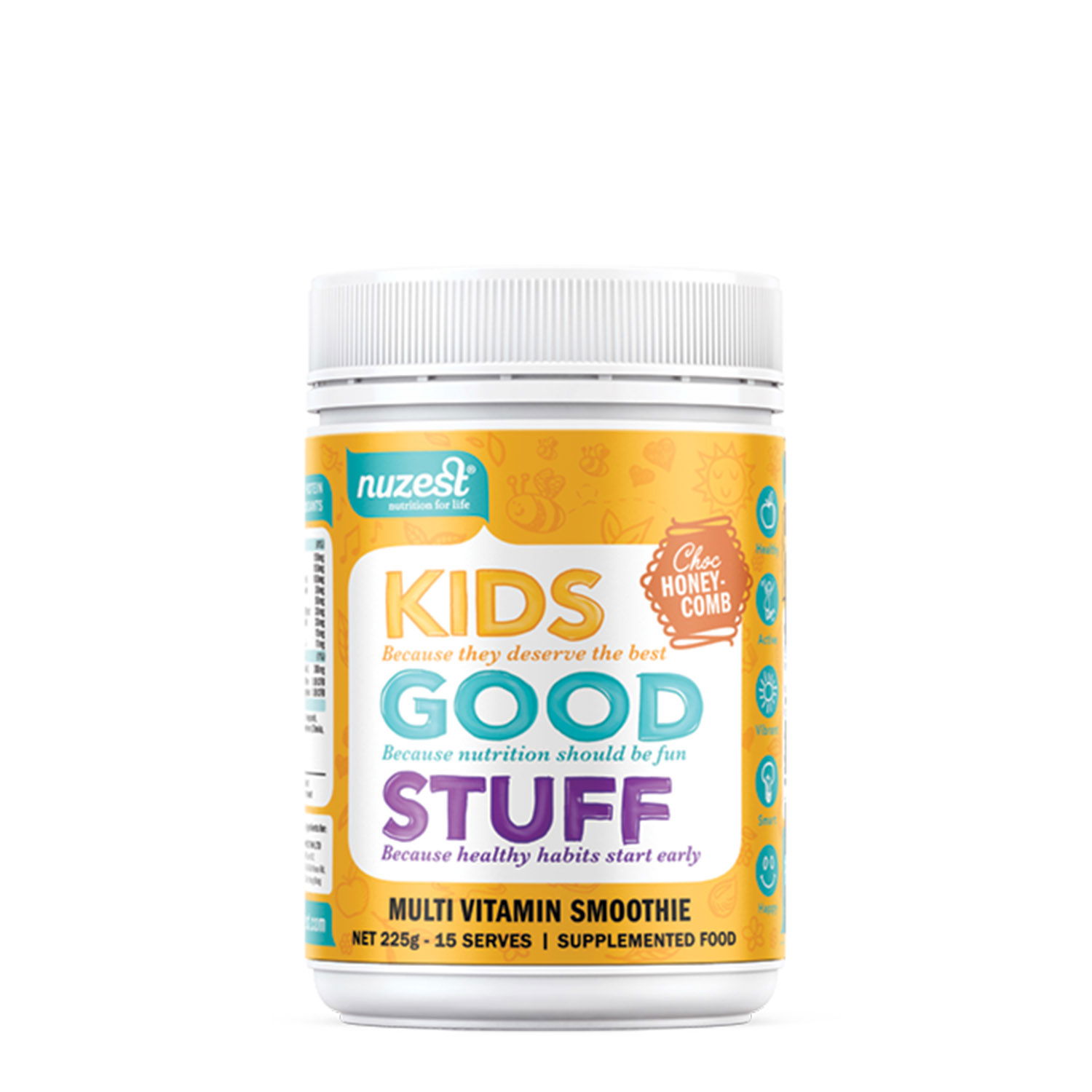 Nuzest Kids Good Stuff - Chocolate Honey-Comb - 225g