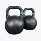 Liftdex Competition Kettle Bell Silver Handle with Logo - 24 Kg