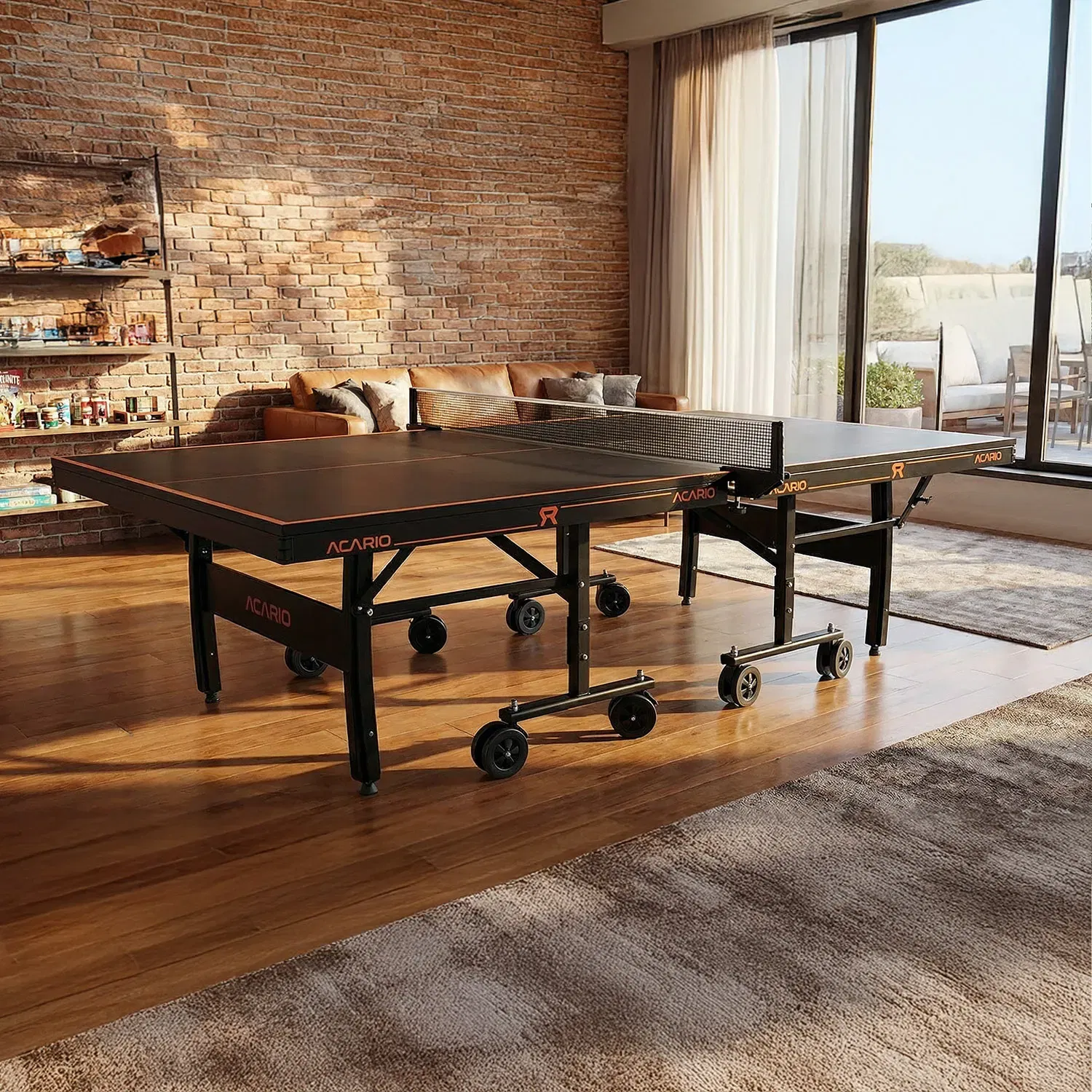 Acario Spectra Indoor Table Tennis Table - Black