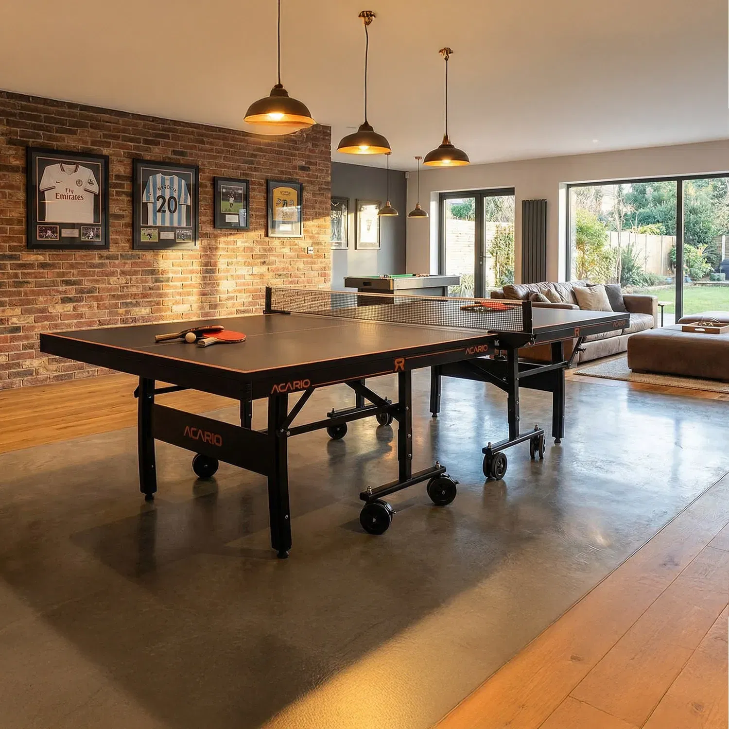 Acario Spectra Indoor Table Tennis Table - Black