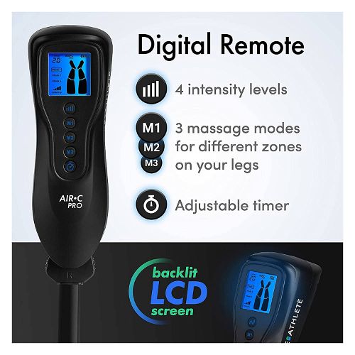 ReAthlete Air-C Pro Leg Massager Rechargeable & Portable Sequential Compression Device