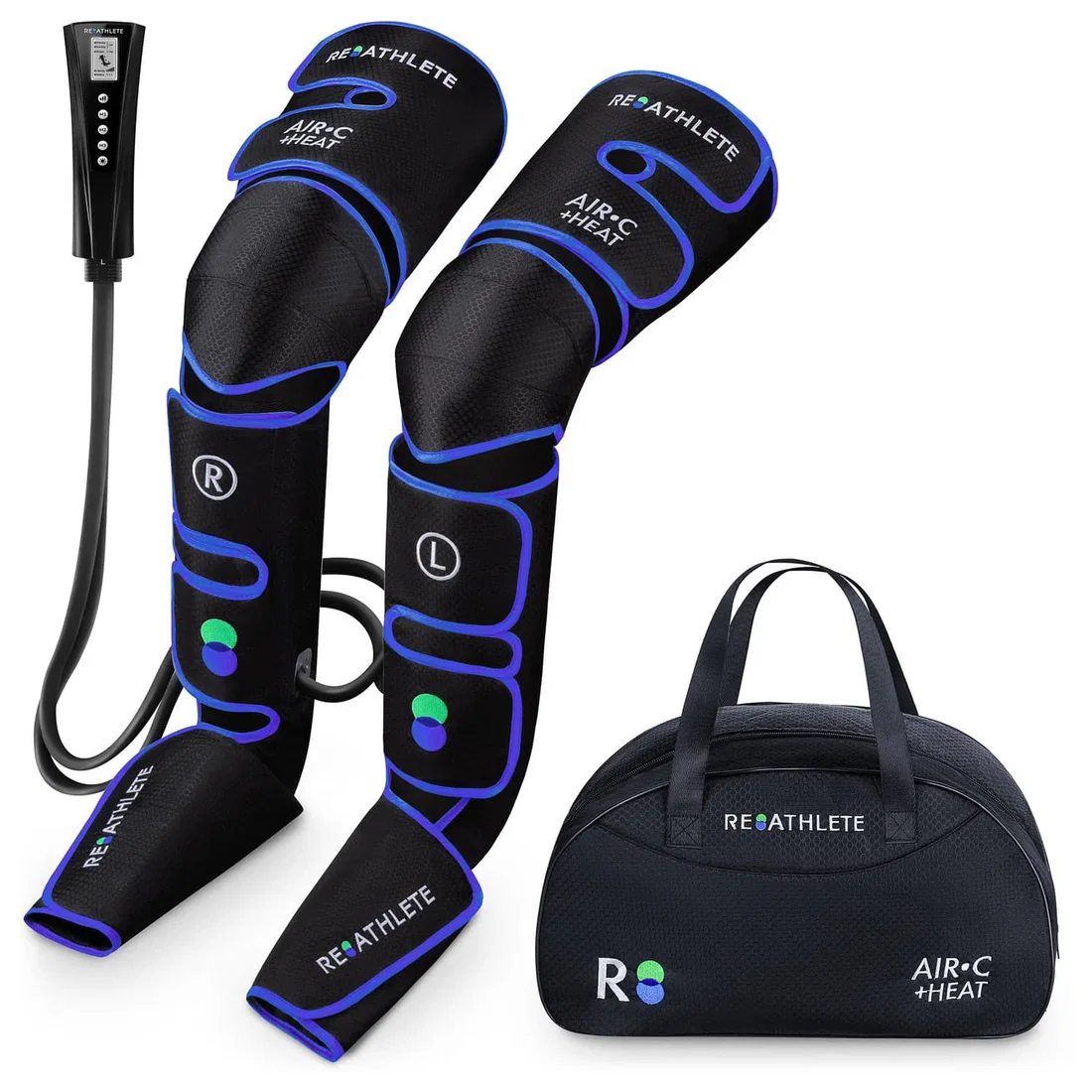 ReAthlete Air Compression Leg Massager With Heat Therapy