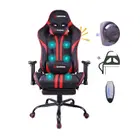 CoolBaby AM503 Ergonomic Gaming Chair With Massage, Recliner & 2D Adjustable Armrest - Red