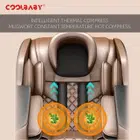 CoolBaby AMY-BK6 2D Full Body Massage Chair With Eye Massager - Brown