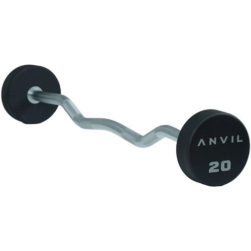 Anvil Fixed Straight & Curl Barbell 10Kg - 45Kg Set