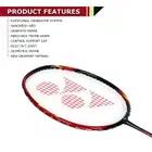يونيكس نظام المولدات الدوارة لمضرب كرة الريشة Astrox 9 | صنع في تايوان - Black/Red