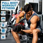 اكسوكس دمبل قابل للتعديل والاختيار السريع مع قاعدة تخزين - قطعة واحدة - 18 Kg