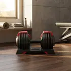 اكسوكس دمبل قابل للتعديل والاختيار السريع مع قاعدة تخزين - قطعة واحدة - 24 Kg