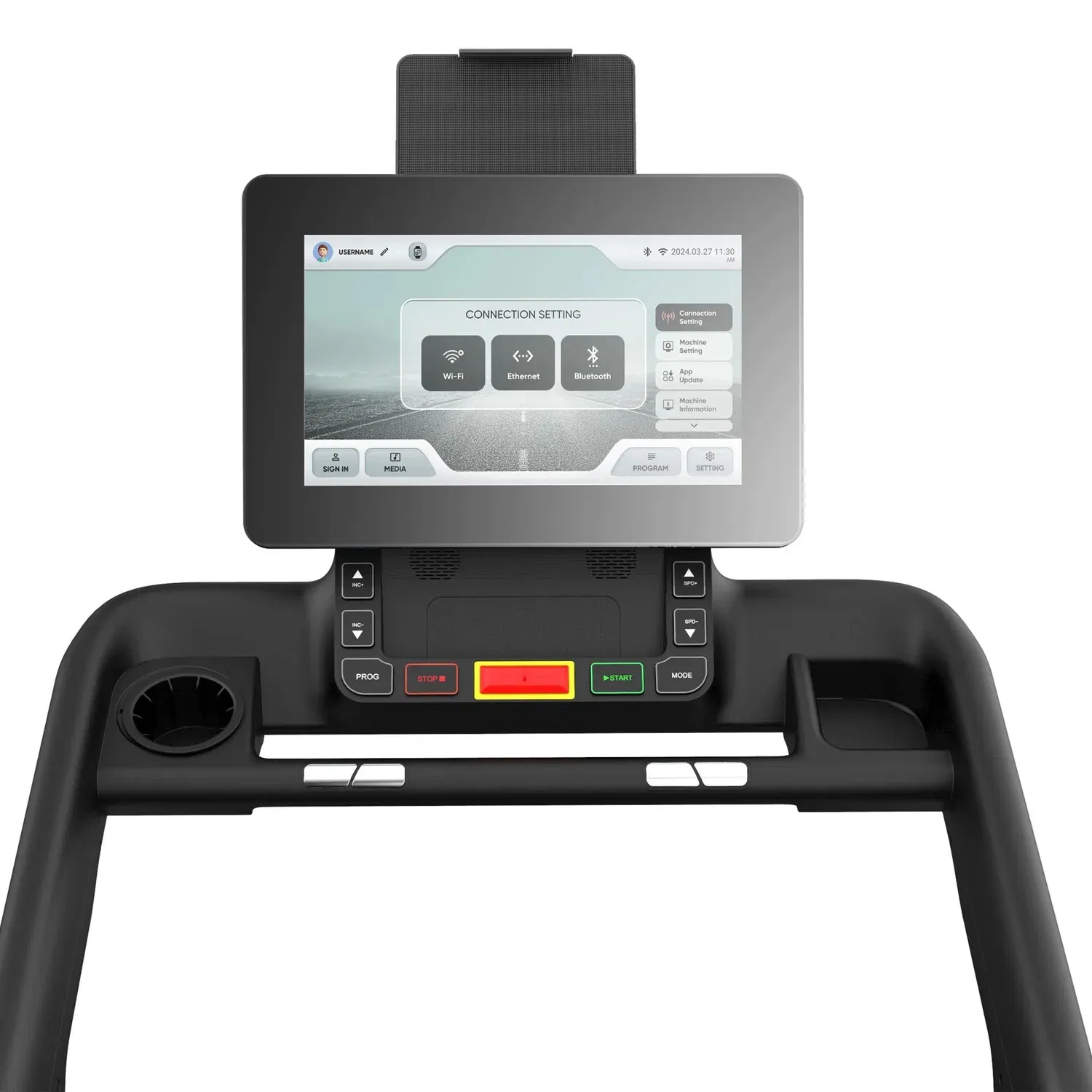 Axox Elevate T10 ENT Treadmill with 15.6