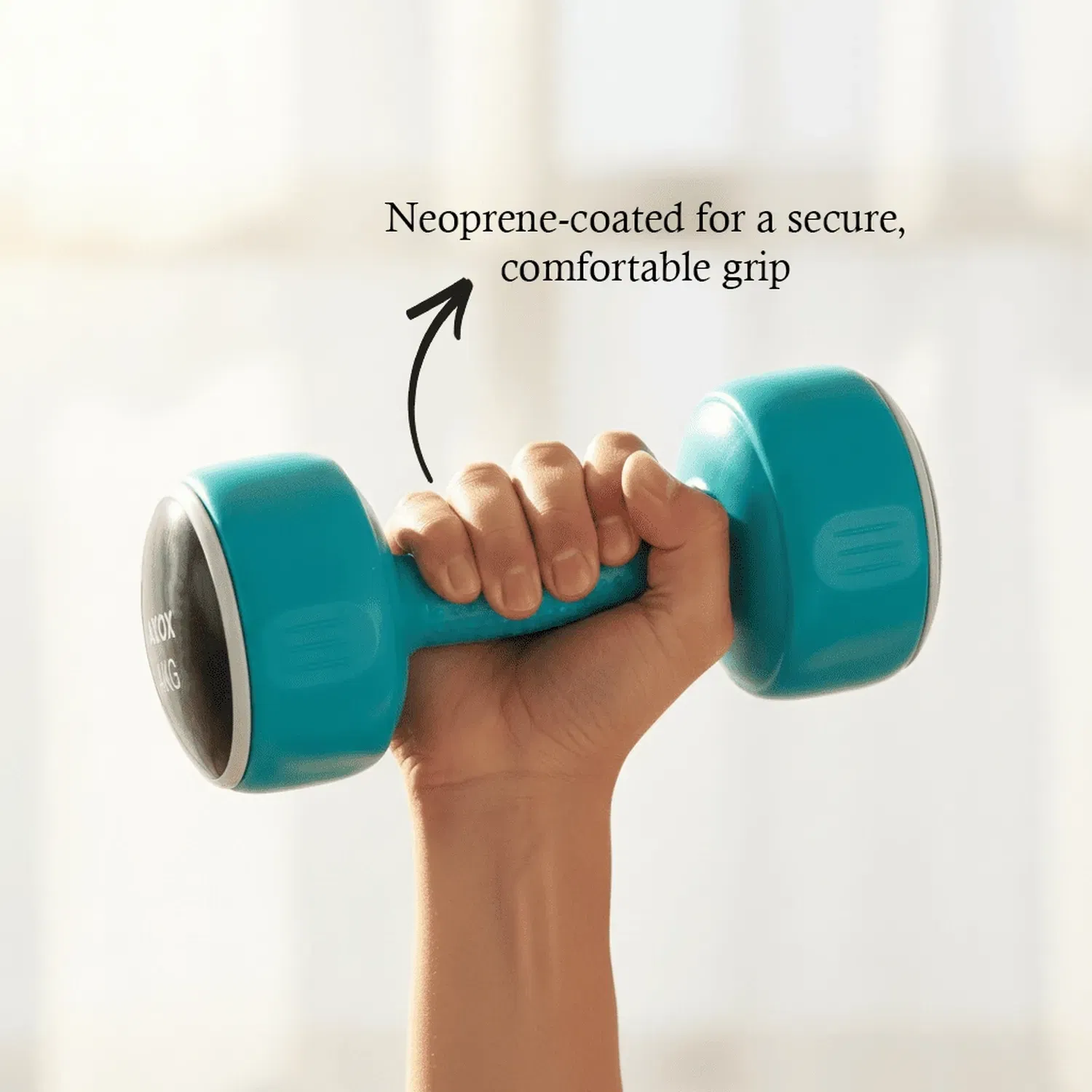 Axox Color-Coded Smart Dumbbells (Pair) - 4 Kg