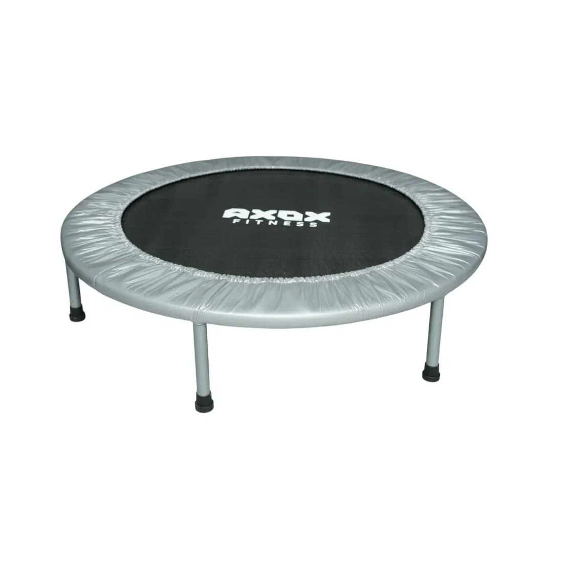 Axox 38-Inch Aerobic Fitness Bouncer Trampoline – Silver Grey