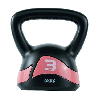 Axox Soft Iron Kettlebell Grey - 3  Kg