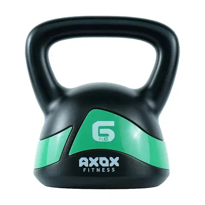 Axox Soft Iron Kettlebell Grey - 6  Kg