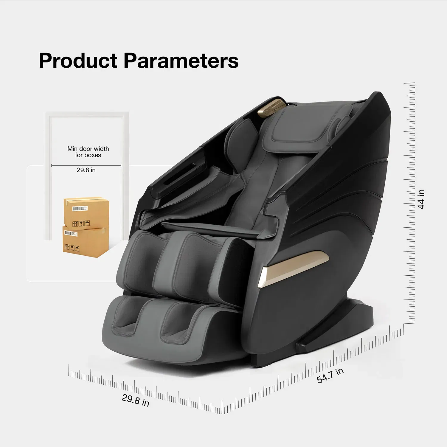 Nourest Aura V2 Massage Chair - Black