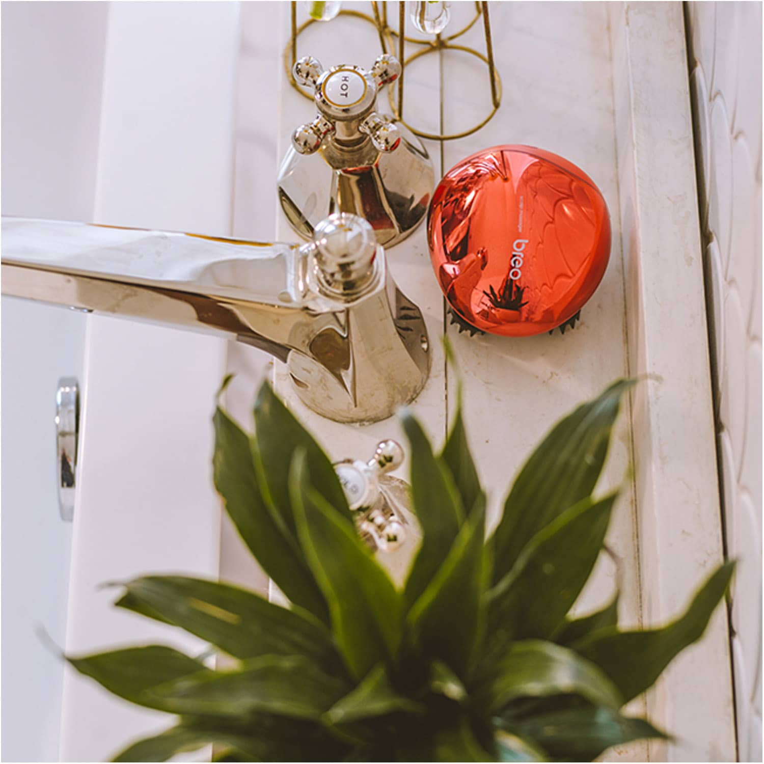 بريو مدلك صغير محمول لفروة الرأس والجسم مقاوم للماء