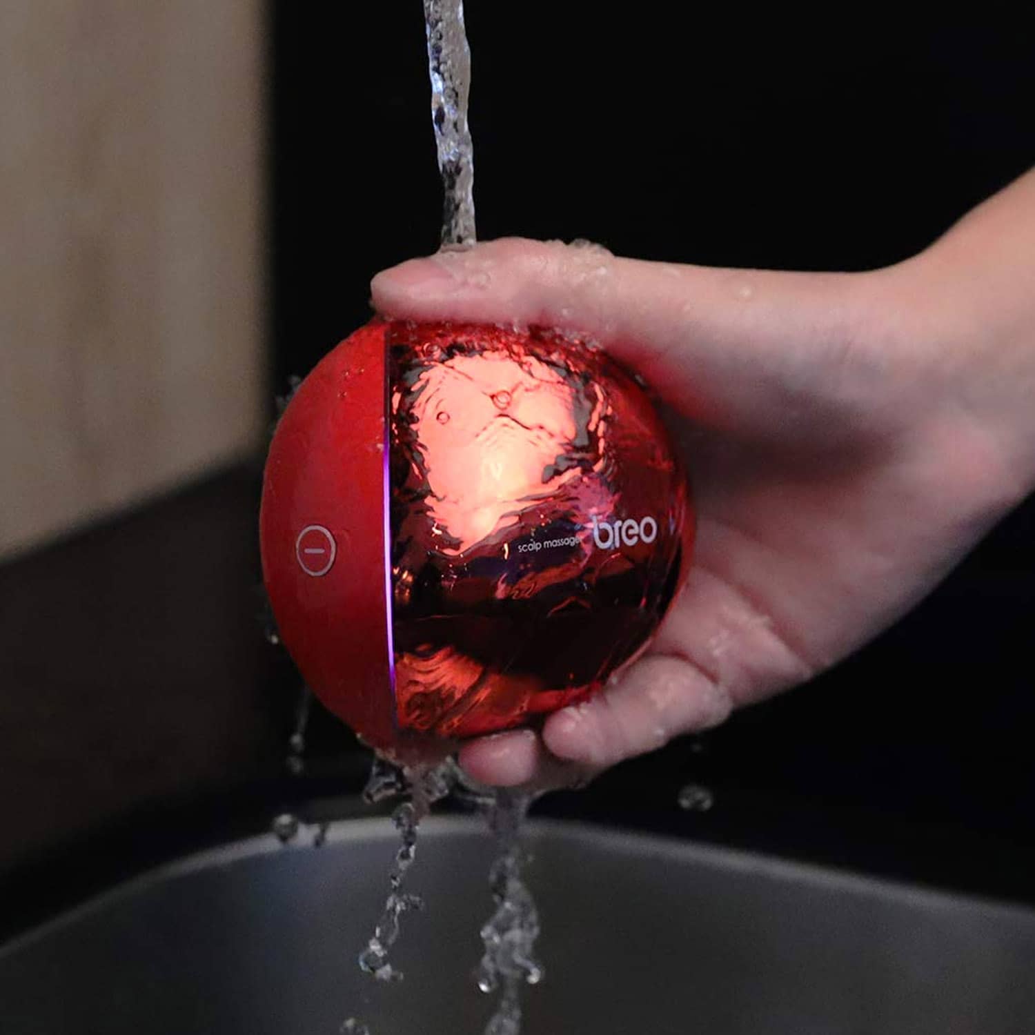 بريو مدلك صغير محمول لفروة الرأس والجسم مقاوم للماء