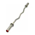 Beast Fitness 1.2m Olympic Curl Barbell Weight Bar with Bearing and Spring Collars