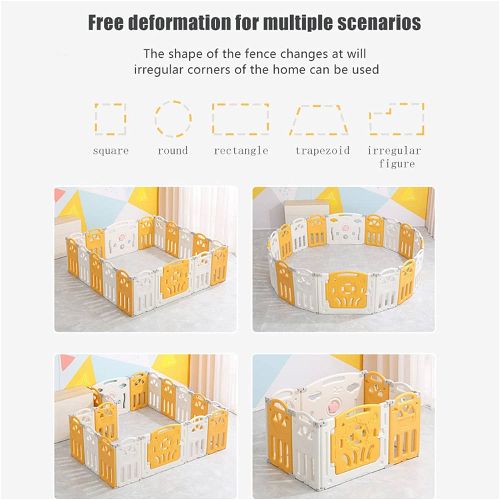 HOCC Royal Fortune 14 panel Foldable Baby Playpen for Kids