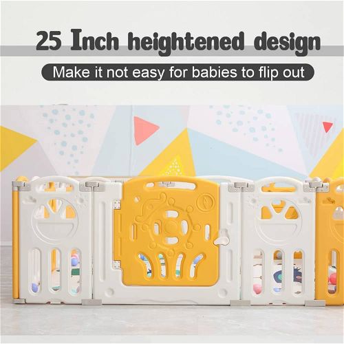 HOCC Royal Fortune 14 panel Foldable Baby Playpen for Kids