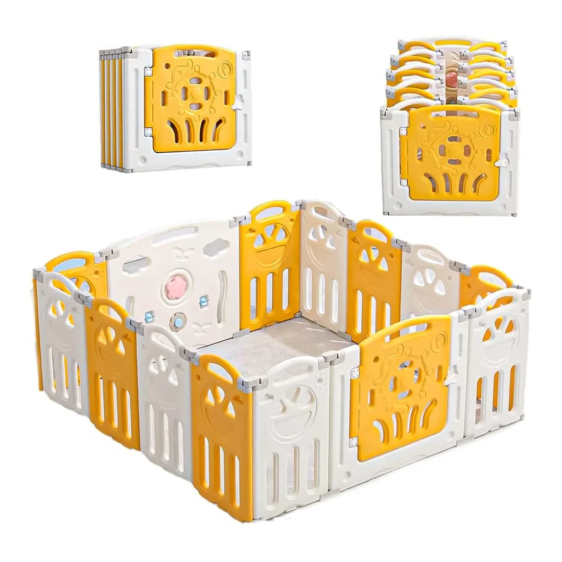 HOCC Royal Fortune 14 panel Foldable Baby Playpen for Kids