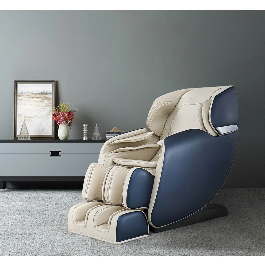 Bodycare BC5870 whole body massage chair with SL track - Blue